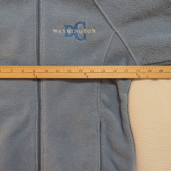 AMTAC Light Blue "Washington DC" Heavy Weight Fleece Jacket - Picture 12 of 12